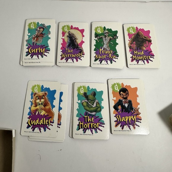 Goosebumps Cool Ghoul Action Card Game 1996 Parker Bros #40741 081125WT Vintage - Picture 4 of 6